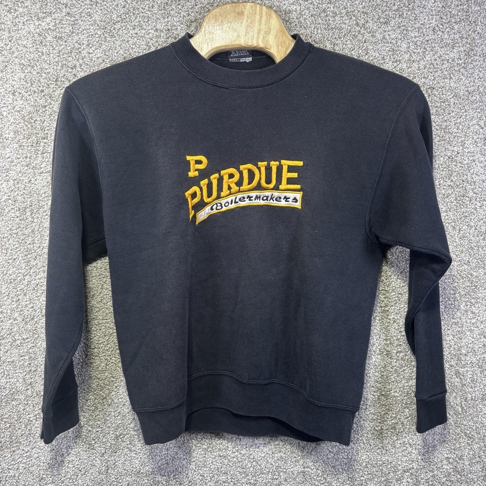 Purdue Boilermakers Sweatshirt Mens XL Black NCAA College Football Mascot USA